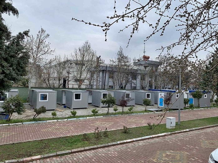 turska: kontejnersko naselje izgrađeno u kalesiji spremno za smještaj stanovnika |
