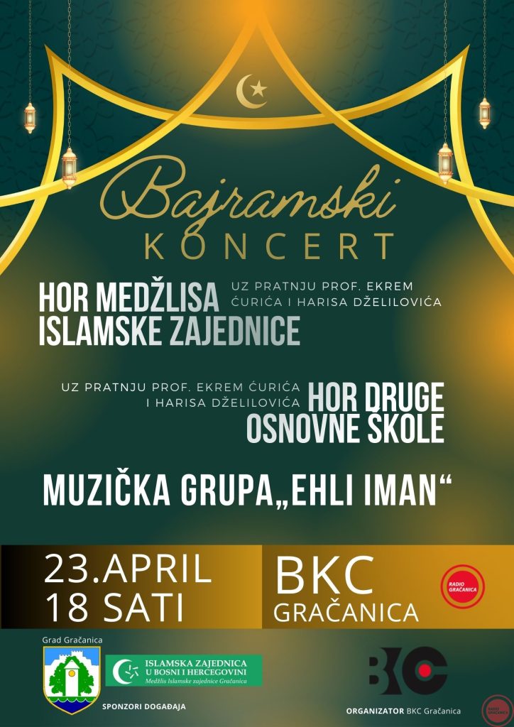 bajramski koncert u gračanici 23.aprila – radio gračanica