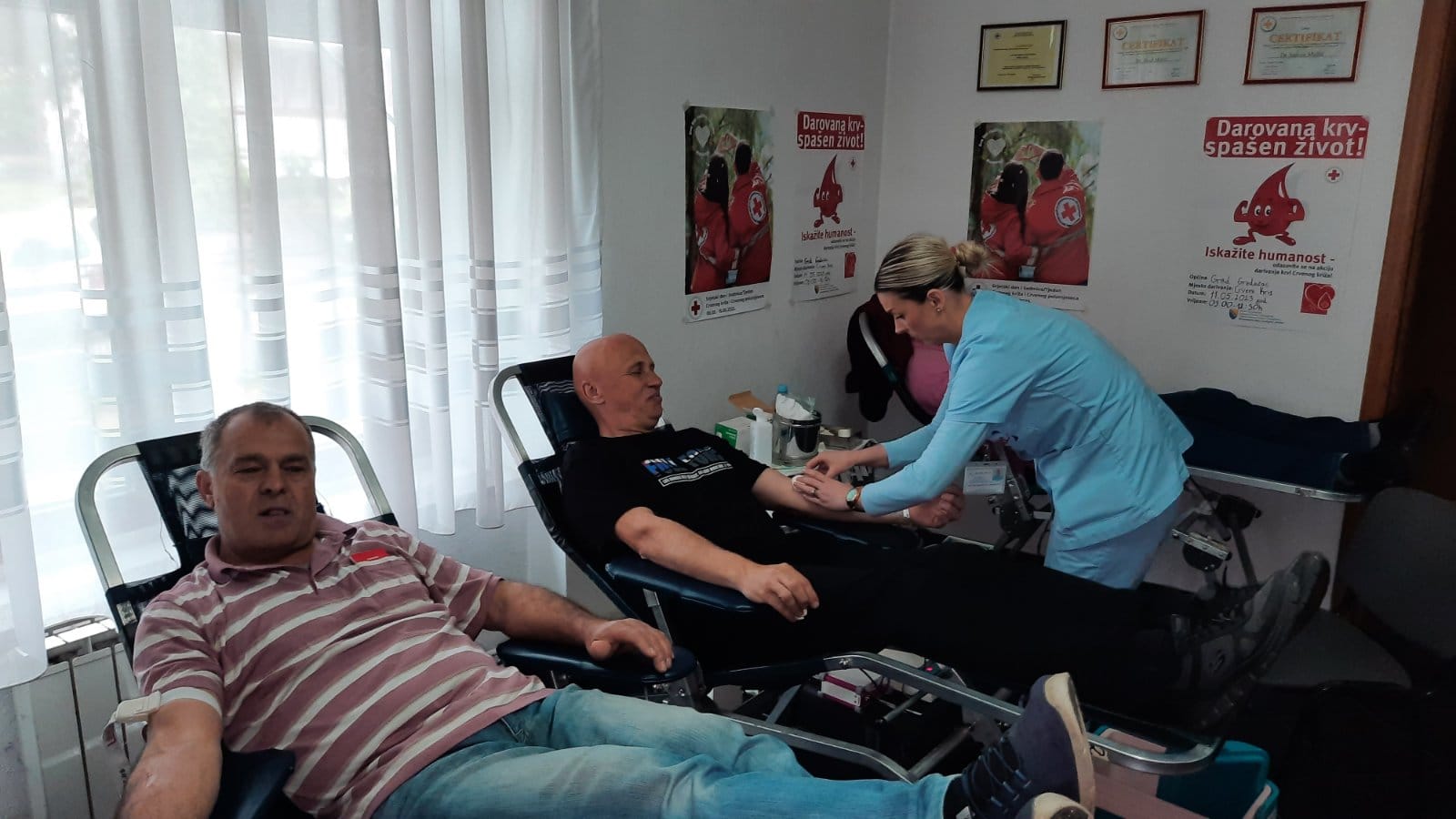 krv darivalo 48 dobrovoljnih davaoca radio gradačac – 57 godina sa vama…