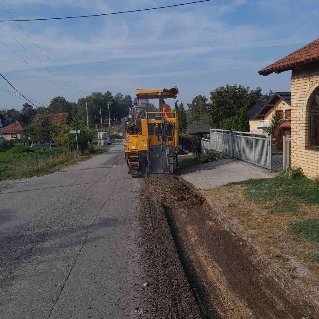 u toku radovi na sanaciji kolovoza na putu kiseljak – husino