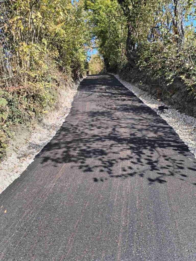 završeni radovi na sanaciji puta i putne infrastrukture u naselju cerovi, mz tušanj