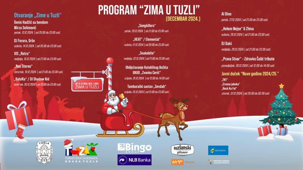 objavljen program manifestacije „zima u tuzli“