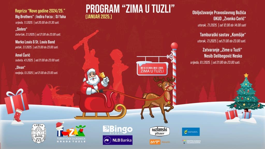 objavljen program manifestacije „zima u tuzli“
