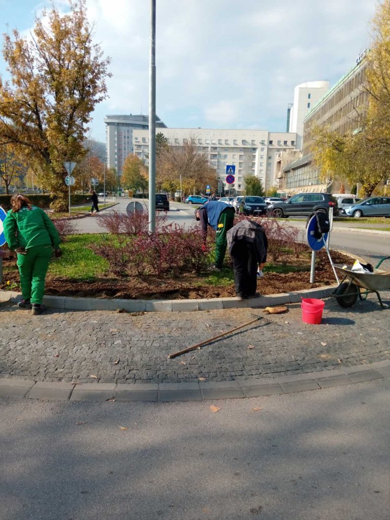 u toku radovi na jesenjem uređenju u tuzli (foto)