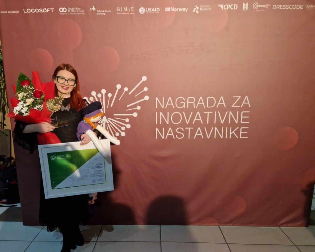 Amila Beširović, najbolji predmetni nastavnik/ca u srednjim školama u Bosni i Hercegovini Amila Beširović, najbolji predmetni nastavnik/ca u srednjim školama u Bosni i Hercegovini