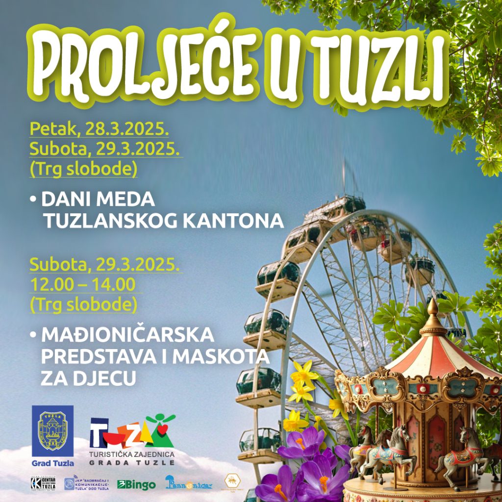 „Proljeće u Tuzli“ donosi bogat vikend program: Dani meda, predstava i bajramska svečanost „Proljeće u Tuzli“ donosi bogat vikend program: Dani meda, predstava i bajramska svečanost