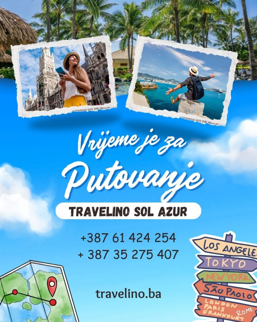 Nova era putovanja u Tuzli – Otvorena turistička agencija "Travelino Sol Azur"! Nova era putovanja u Tuzli – Otvorena turistička agencija "Travelino Sol Azur"!
