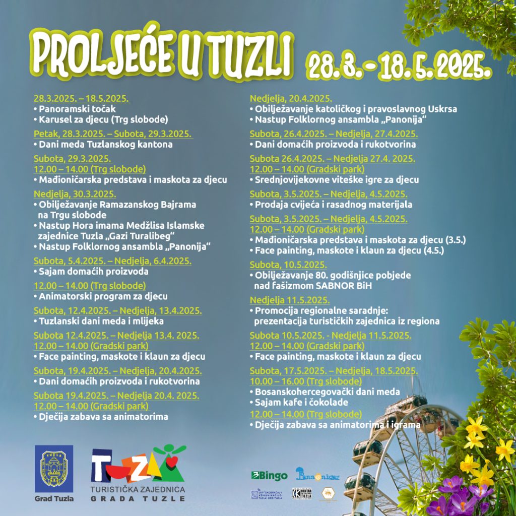 „Proljeće u Tuzli“ donosi bogat program za sve generacije „Proljeće u Tuzli“ donosi bogat program za sve generacije
