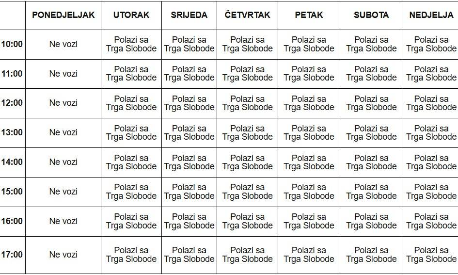 Turistički vozić u Tuzli sa radom počinje od maja Turistički vozić u Tuzli sa radom počinje od maja